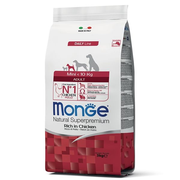 615825_3_monge-daily-line-adult-mini-chicken-3kg Monge Daily Line Mini Adult - Image 1