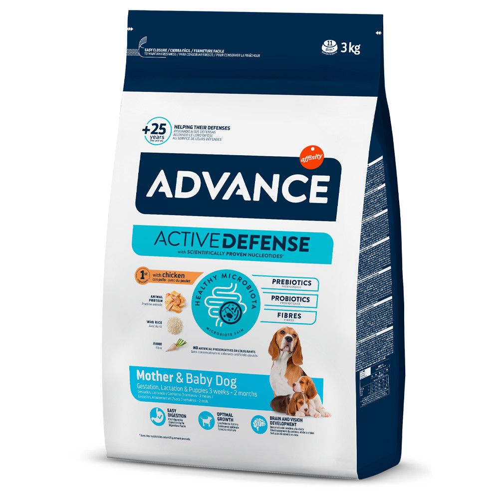 advance-mother-dog-inicial-racao-seca-para-cadela-gestantelactante-e-cachorro-frango-e-arroz Advance Mother Dog & Inicial - Frango e arroz - Image 1