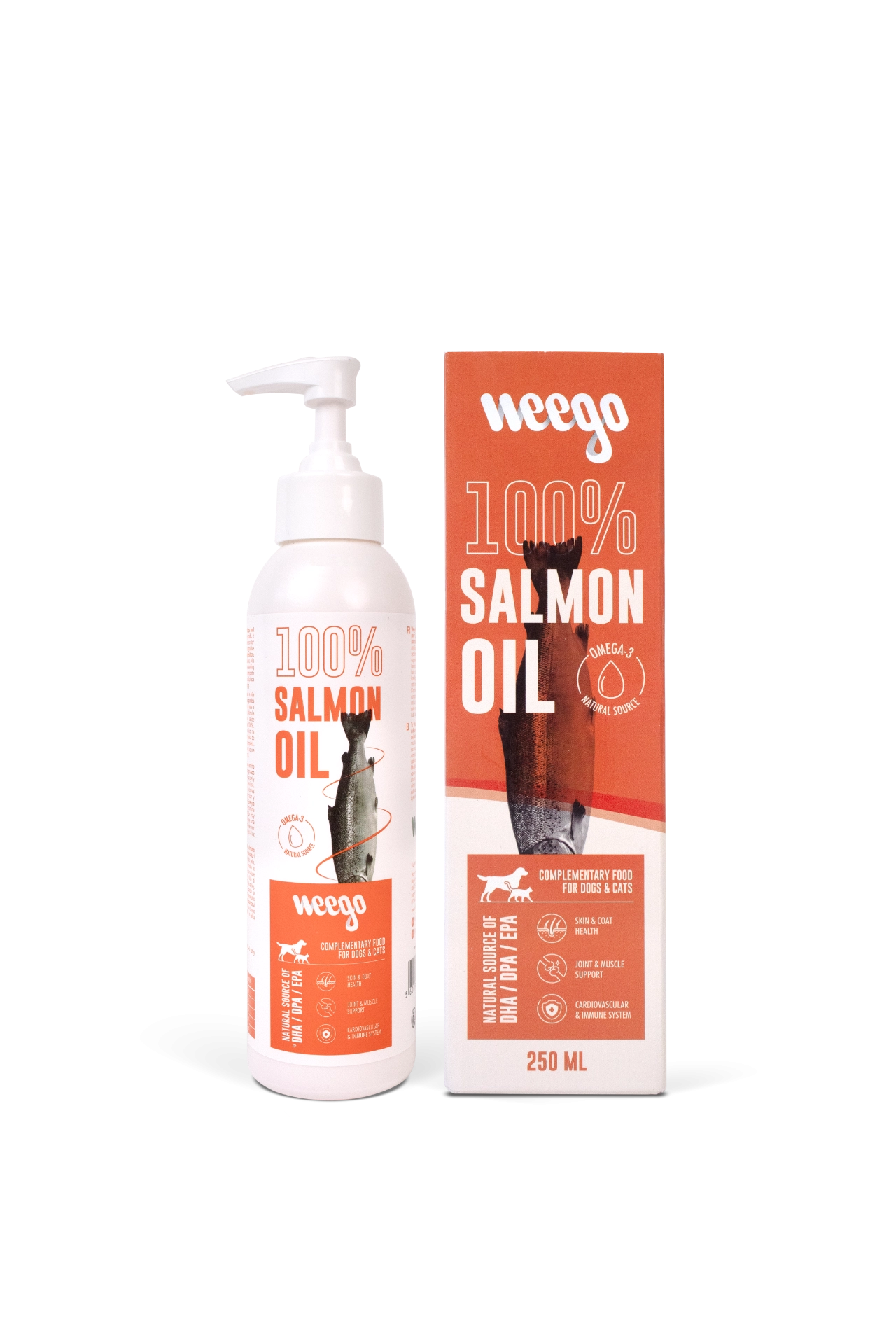 06. Salmon Oil_Set Weego ÓLEO DE SALMÃO cão & gato - Image 1